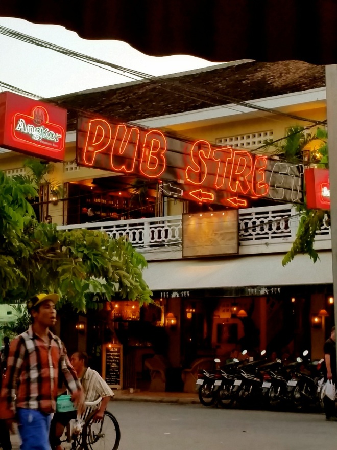 one of the best thing to do in Siem Reap aside from the Temple Run is to relax and people sighting along Pub Street